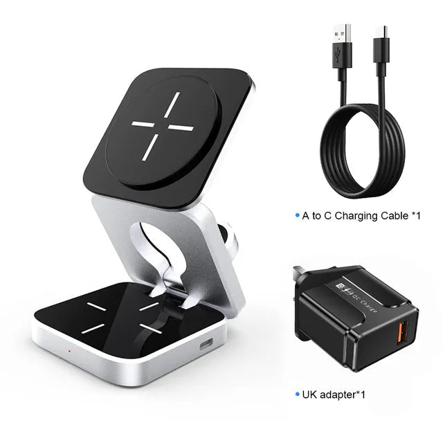 3 in 1 Wireless Charging Station